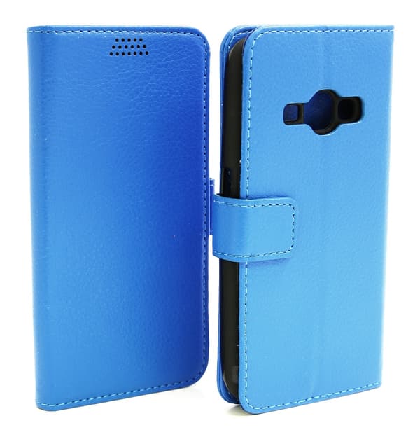 Standcase Wallet Samsung Galaxy J1 2016 (J120F) Blå