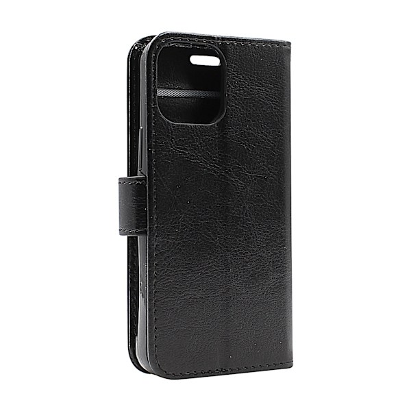 Crazy Horse Wallet iPhone 13 Mini (5.4) Svart