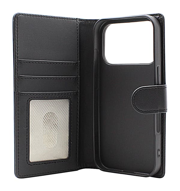 Skimblocker iPhone 17 Pro Plånboksfodral Petrol