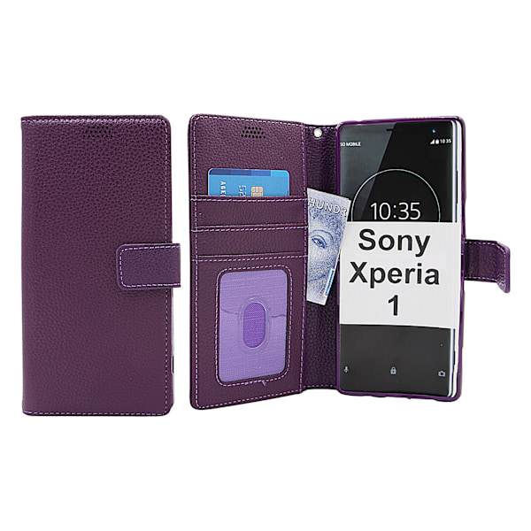 New Standcase Wallet Sony Xperia 1 (J9110) Lila