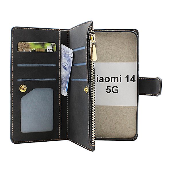 XL Standcase Lyxfodral Xiaomi 14 5G Svart