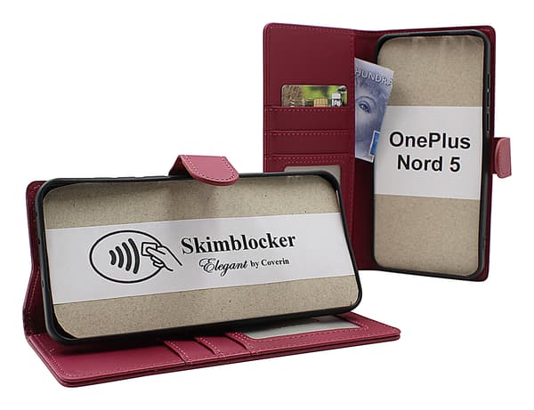 Skimblocker OnePlus Nord 5 Plånboksfodral Happy Cherry