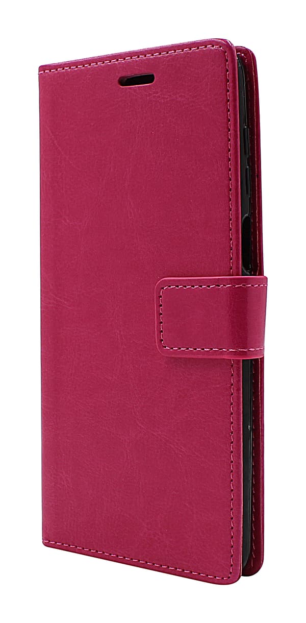 Crazy Horse Wallet Xiaomi Redmi Note 9s / Note 9 Pro Hotpink