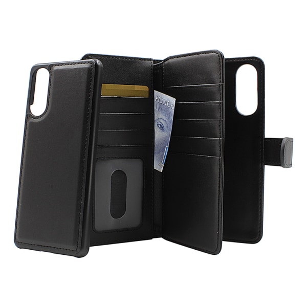 Skimblocker XL Magnet Wallet  Sony Xperia 10 II (XQ-AU51) Svart