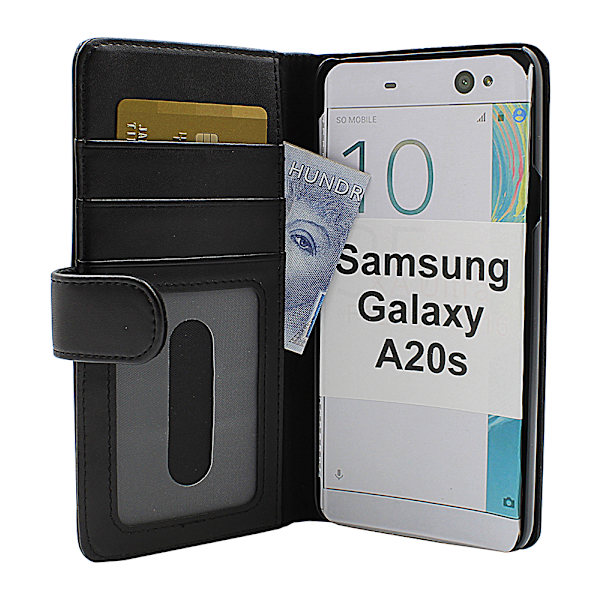 Skimblocker Plånboksfodral Samsung Galaxy A20s (A207F/DS) Svart