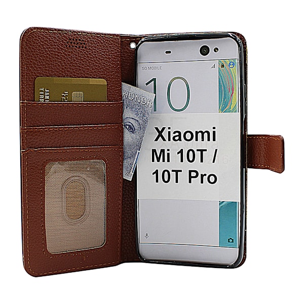 New Standcase Wallet Xiaomi Mi 10T / Mi 10T Pro (Svart) Svart