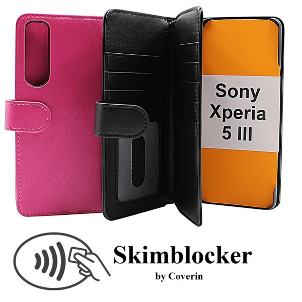 Skimblocker XL Wallet Sony Xperia 5 III (XQ-BQ52) Hotpink