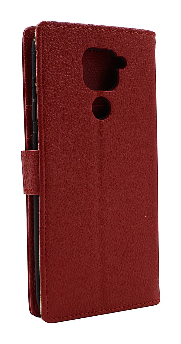 New Standcase Wallet Xiaomi Redmi Note 9 Röd