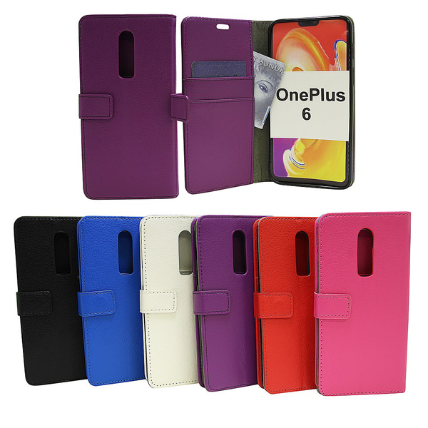 Standcase Wallet OnePlus 6 Svart