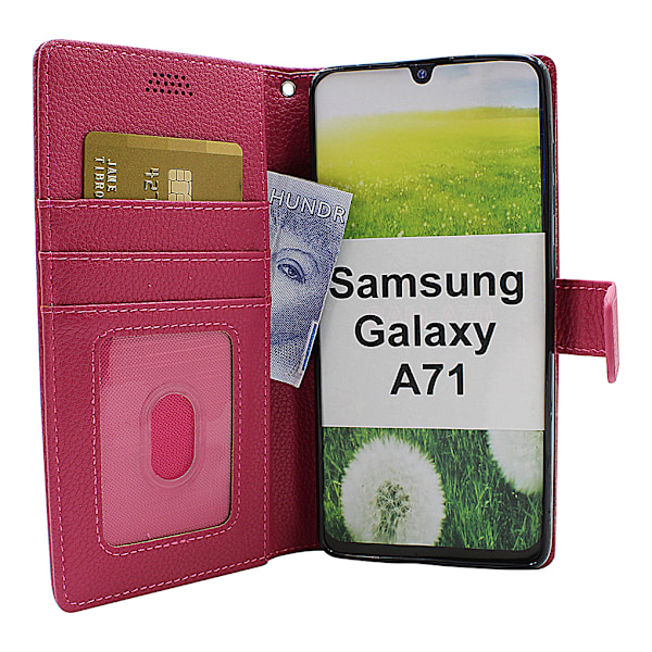 New Standcase Wallet Samsung Galaxy A71 (A715F/DS) Hotpink