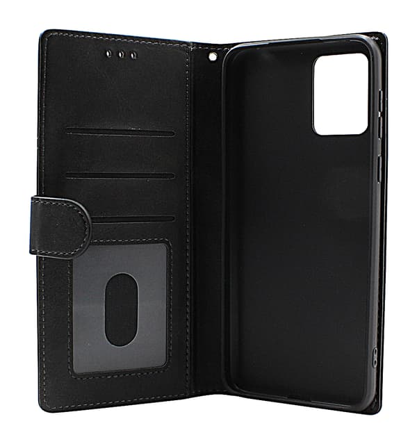 Zipper Standcase Wallet Motorola Moto E13 Marinblå