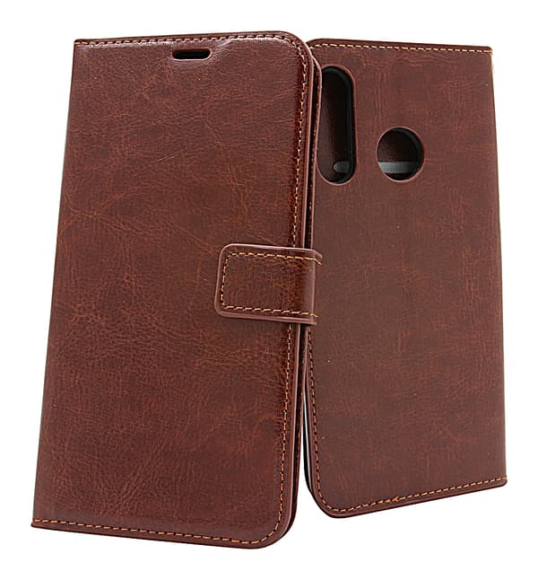 Crazy Horse Wallet Huawei P30 Lite Brun