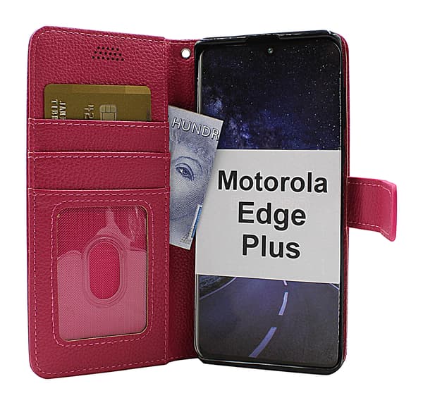 New Standcase Wallet Motorola Edge Plus Brun