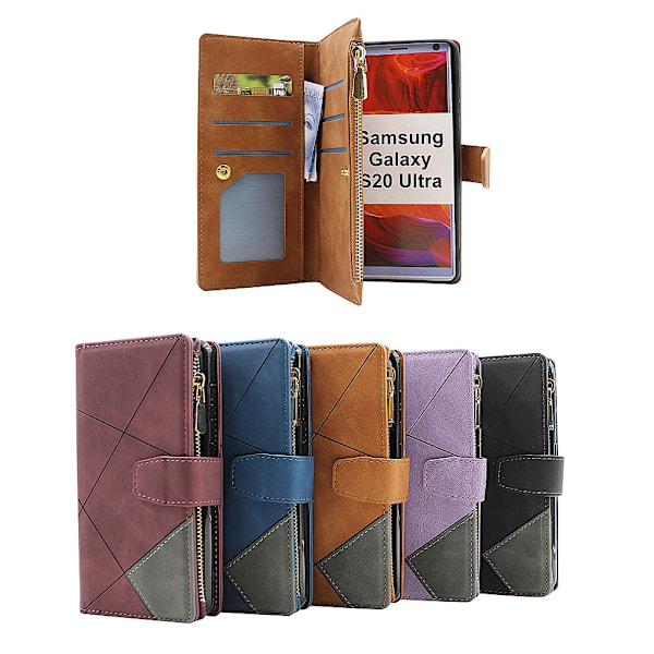 XL Standcase Lyxfodral Samsung Galaxy S20 Ultra (G988B) Brun