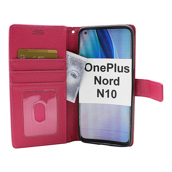 New Standcase Wallet OnePlus Nord N10 Svart