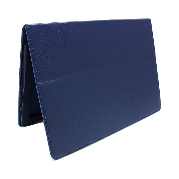 Standcase Fodral Lenovo Tab 4 10 / 10 Plus (ZA2J / ZA2M / ZA2R) Marinblå