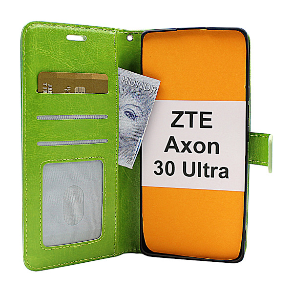 Crazy Horse Wallet ZTE Axon 30 Ultra 5G Svart
