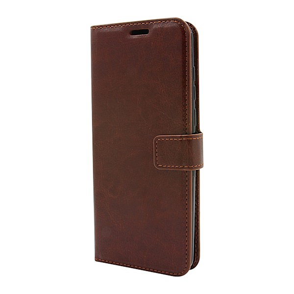 Crazy Horse Wallet Motorola One Action Brun
