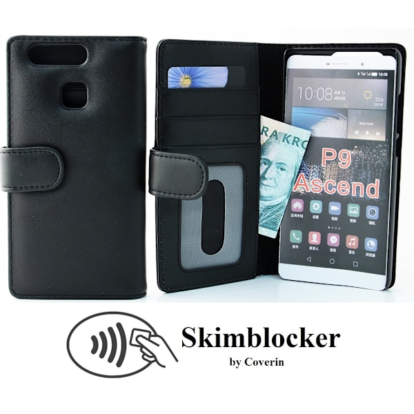 Skimblocker Plånboksfodral Huawei P9