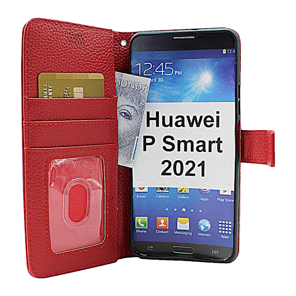New Standcase Wallet Huawei P Smart 2021 Ljusblå