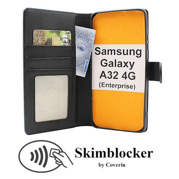 Skimblocker Plånboksfodral Samsung Galaxy A32 4G (SM-A325F)