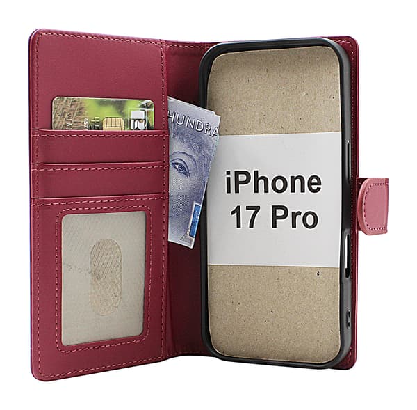 Skimblocker iPhone 17 Pro Plånboksfodral Petrol