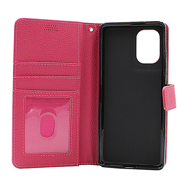 New Standcase Wallet Motorola Moto G85 Ljusblå