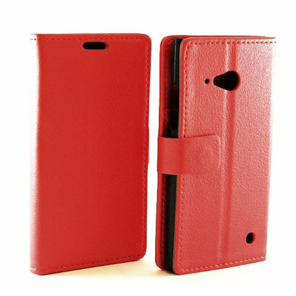 Standcase wallet Nokia Lumia 735 Röd