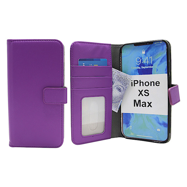 Skimblocker Magnet Wallet iPhone Xs Max Lila