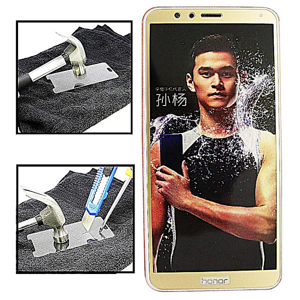 Full Frame Skyddsglas Huawei Honor 7X Guld
