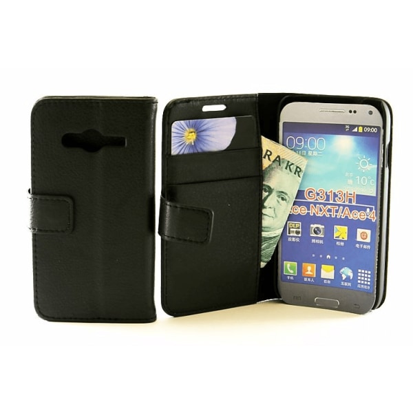 Standcase wallet Samsung Galaxy Trend 2 / 2 LITE (G313H/G318H) Vit