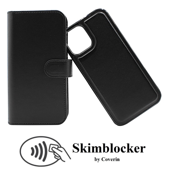 Skimblocker XL Magnet Fodral iPhone 12 (6.1) Svart