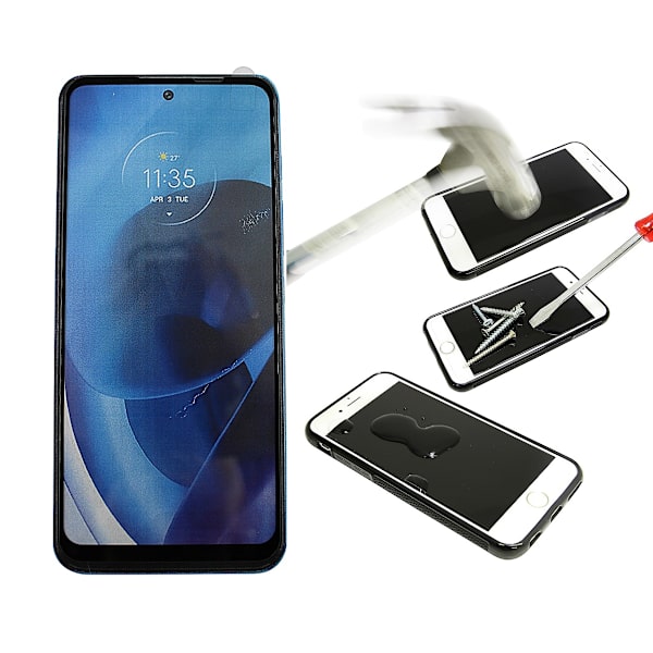 Full Frame Glas skydd Motorola Moto G71