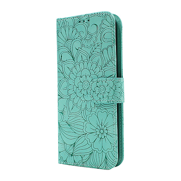Flower Standcase Wallet Sony Xperia 10 IV 5G (XQ-CC54) Aqua