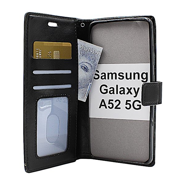 Crazy Horse Wallet Samsung Galaxy A52 5G (A525F / A526B) Lila
