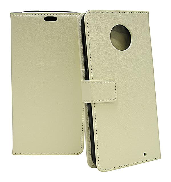 Standcase Wallet Motorola Moto G6 Plus Vit