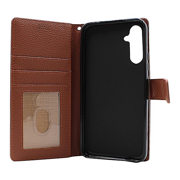 New Standcase Wallet Samsung Galaxy A34 5G Brun