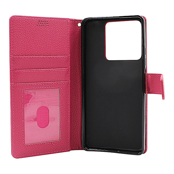 New Standcase Wallet Xiaomi Redmi Note 13 5G Röd