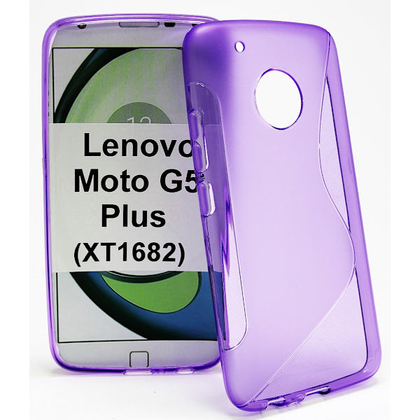 S-Line skal Lenovo Moto G5 Plus (XT1683) Svart