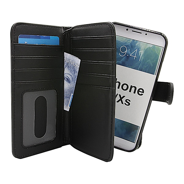 Skimblocker XL Magnet Wallet iPhone X/Xs Svart