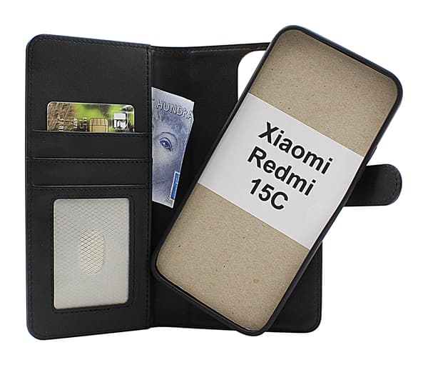 Skimblocker Xiaomi Redmi 15C Magnet Plånboksfodral