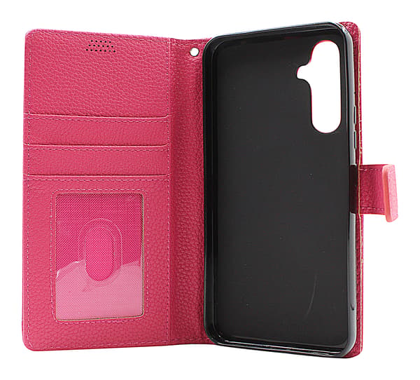 New Standcase Wallet Samsung Galaxy A54 5G Ljusblå