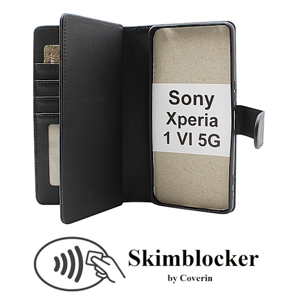 Skimblocker Sony Xperia 1 VI 5G XL Plånboksfodral