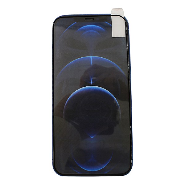 Full Frame Glas skydd iPhone 12 Pro Max (6.7) (Svart)
