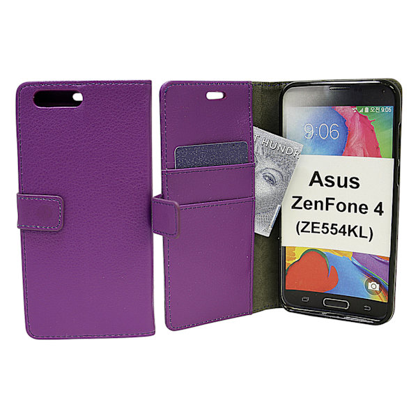 Standcase Wallet Asus ZenFone 4 (ZE554KL) Lila