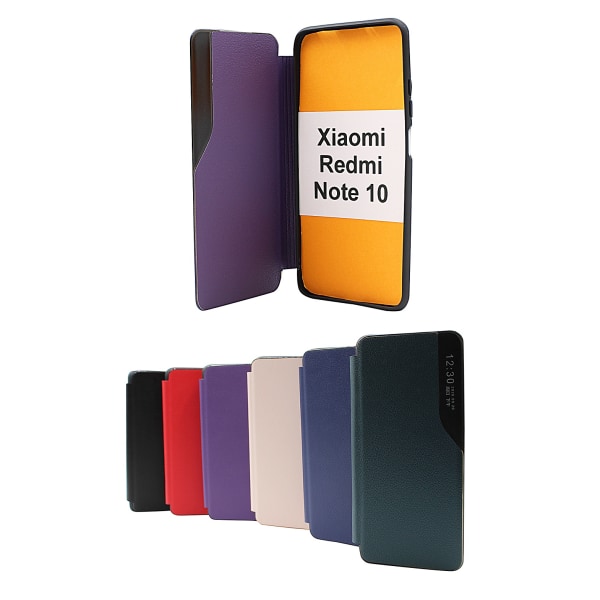 Smart Flip Cover Xiaomi Redmi Note 10 Svart