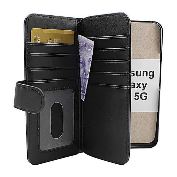 Skimblocker XL Wallet Samsung Galaxy S22 5G Svart