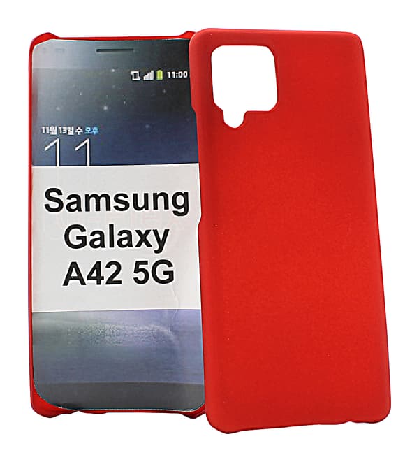 Hardcase Samsung Galaxy A42 5G (Svart) Röd