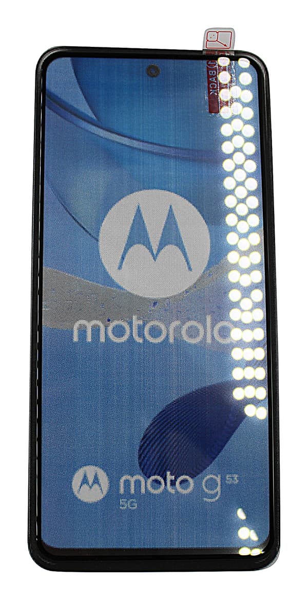 Full Frame Glas skydd Motorola Moto G53 5G