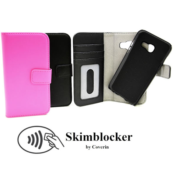 Skimblocker Magnet Wallet Samsung Galaxy A3 2017 (A320F) Svart